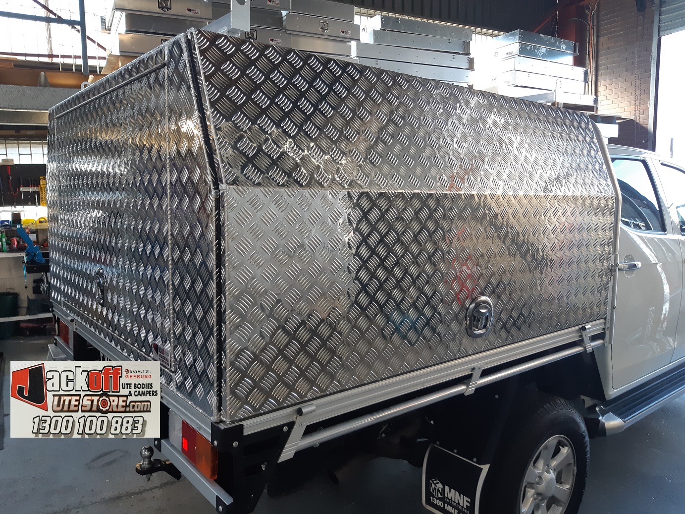 Alloy Canopy Dual Cab Australian Made 1770x1800x850 - Image 3