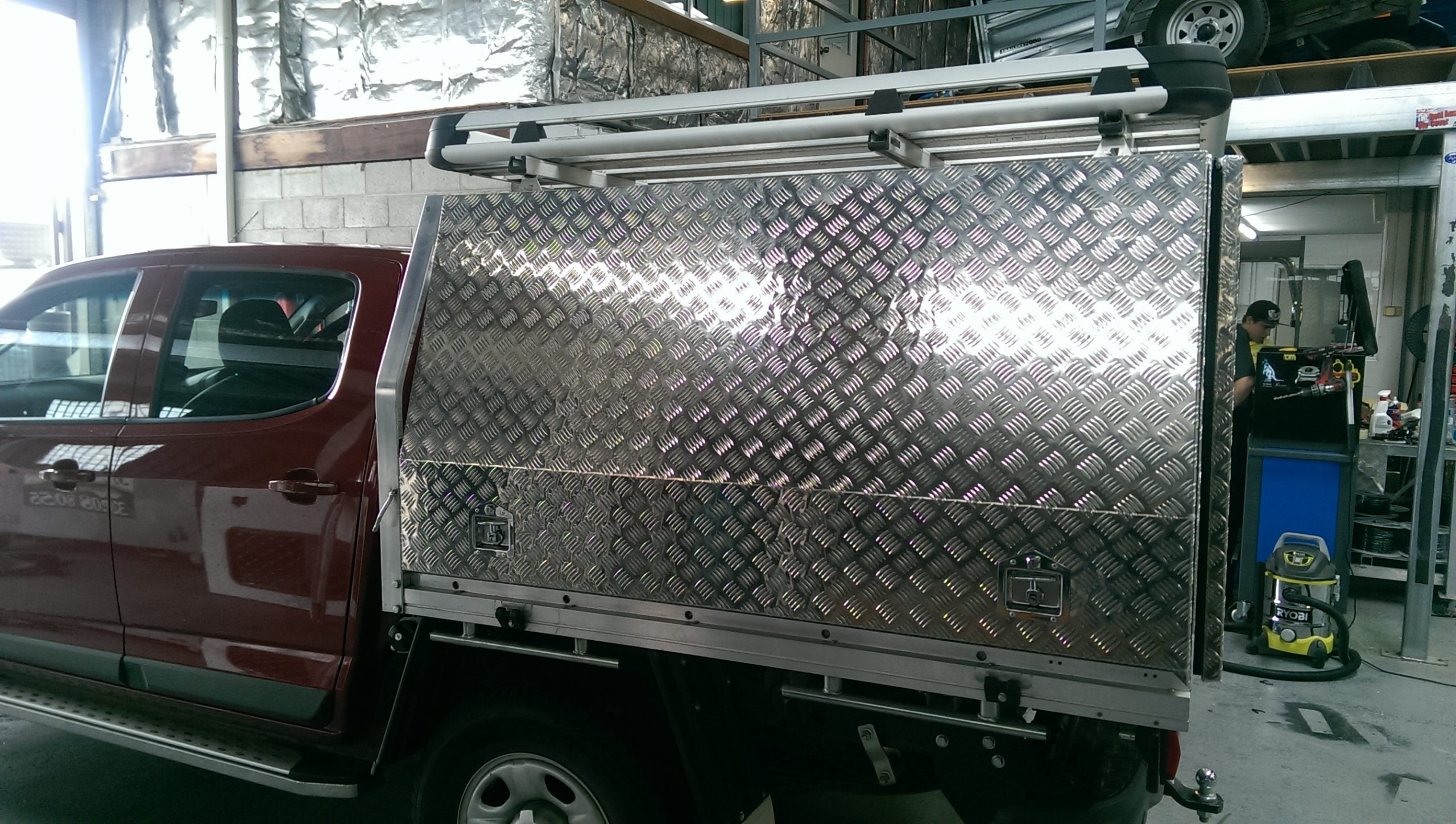 Alloy Canopy Dual Cab Australian Made 1770x1800x850 - Image 2