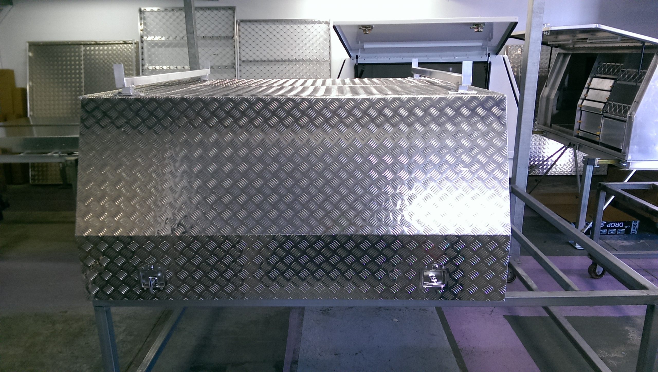 Alloy Canopy Dual Cab Australian Made 1770x1800x850 - Image 4