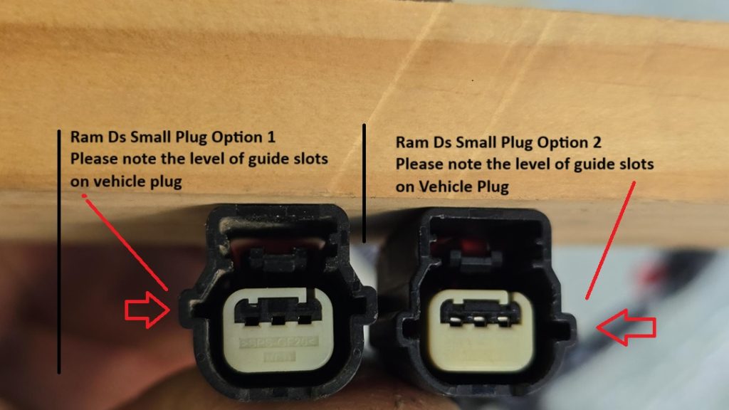 RAM 1500 DS/2500/3500 Small plug Set of 4 PARKING SENSOR WIRING ...