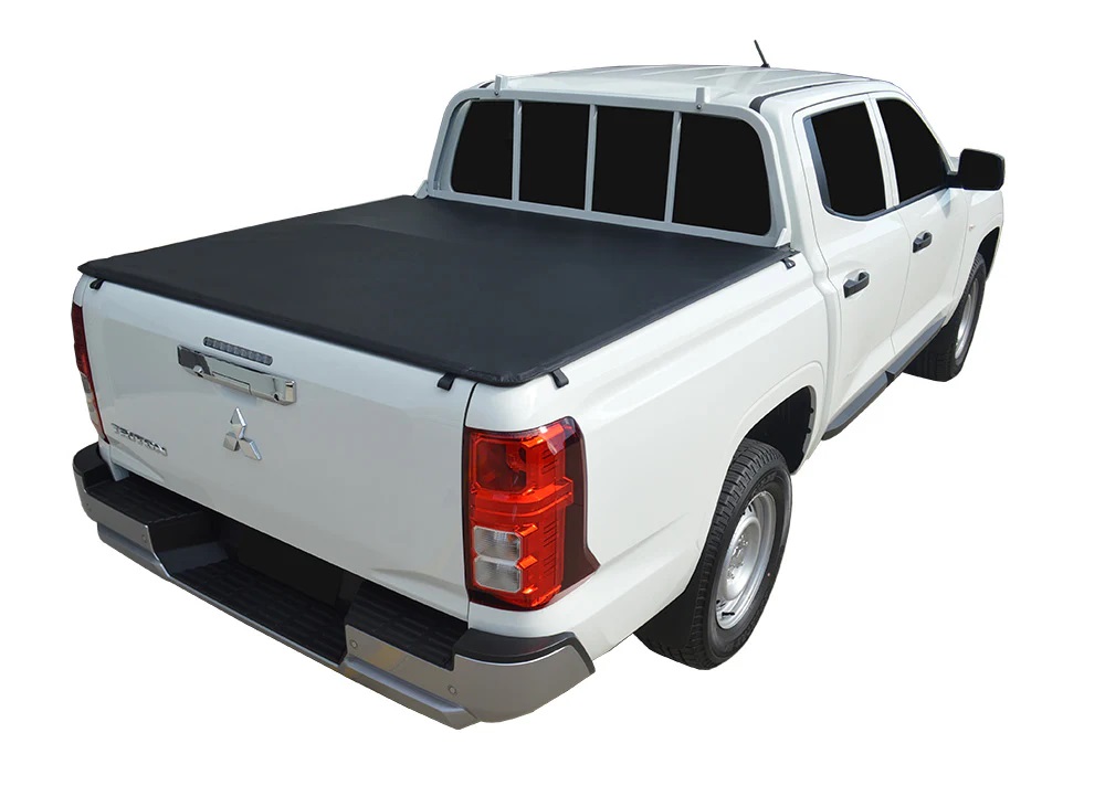 Mitsubishi Triton 4/2024-onwards MV Dual Cab Clip on Soft Tonneau Cover -suit vehicle with Headboard bars Includes Shipping - Image 2