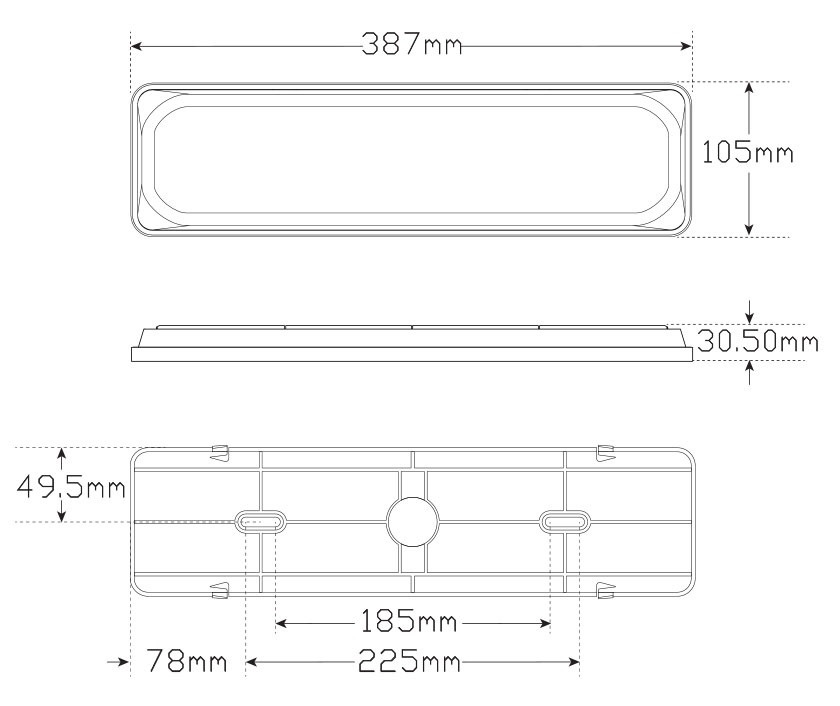 LED Tail Light PAIR L & R Universal Wire Genuine LED Autolamp 38541 series Monochrome with Sequential Indicator , includes Postage , 5 year Warranty - Image 5