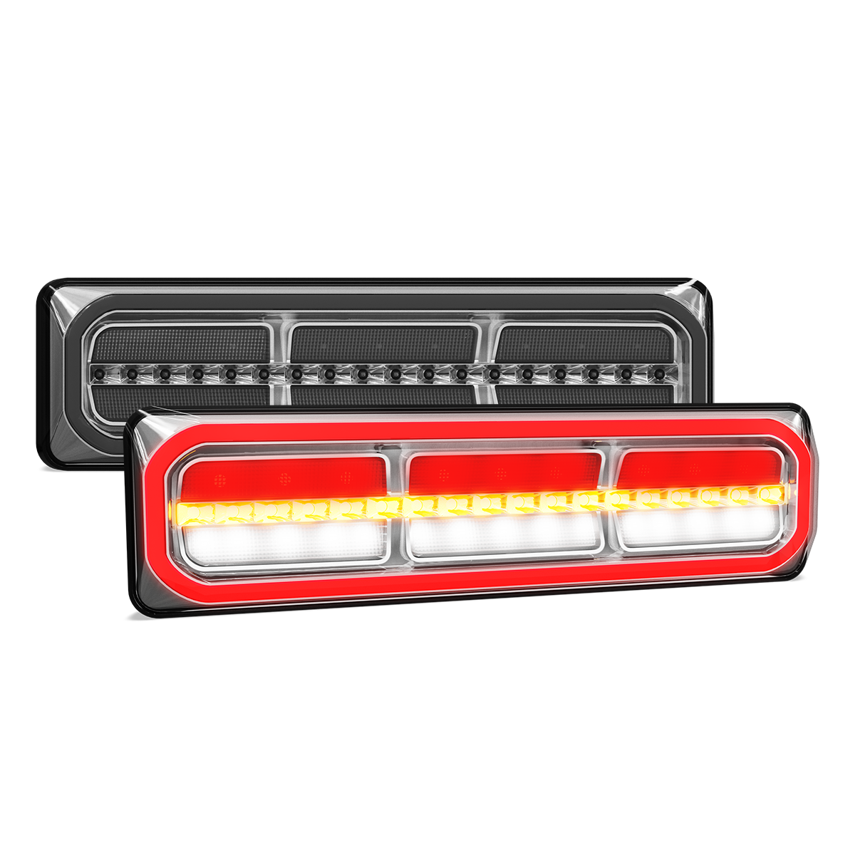 LED Tail Light PAIR L & R Universal Wire Genuine LED Autolamp 38541 series Monochrome with Sequential Indicator , includes Postage , 5 year Warranty - Image 2
