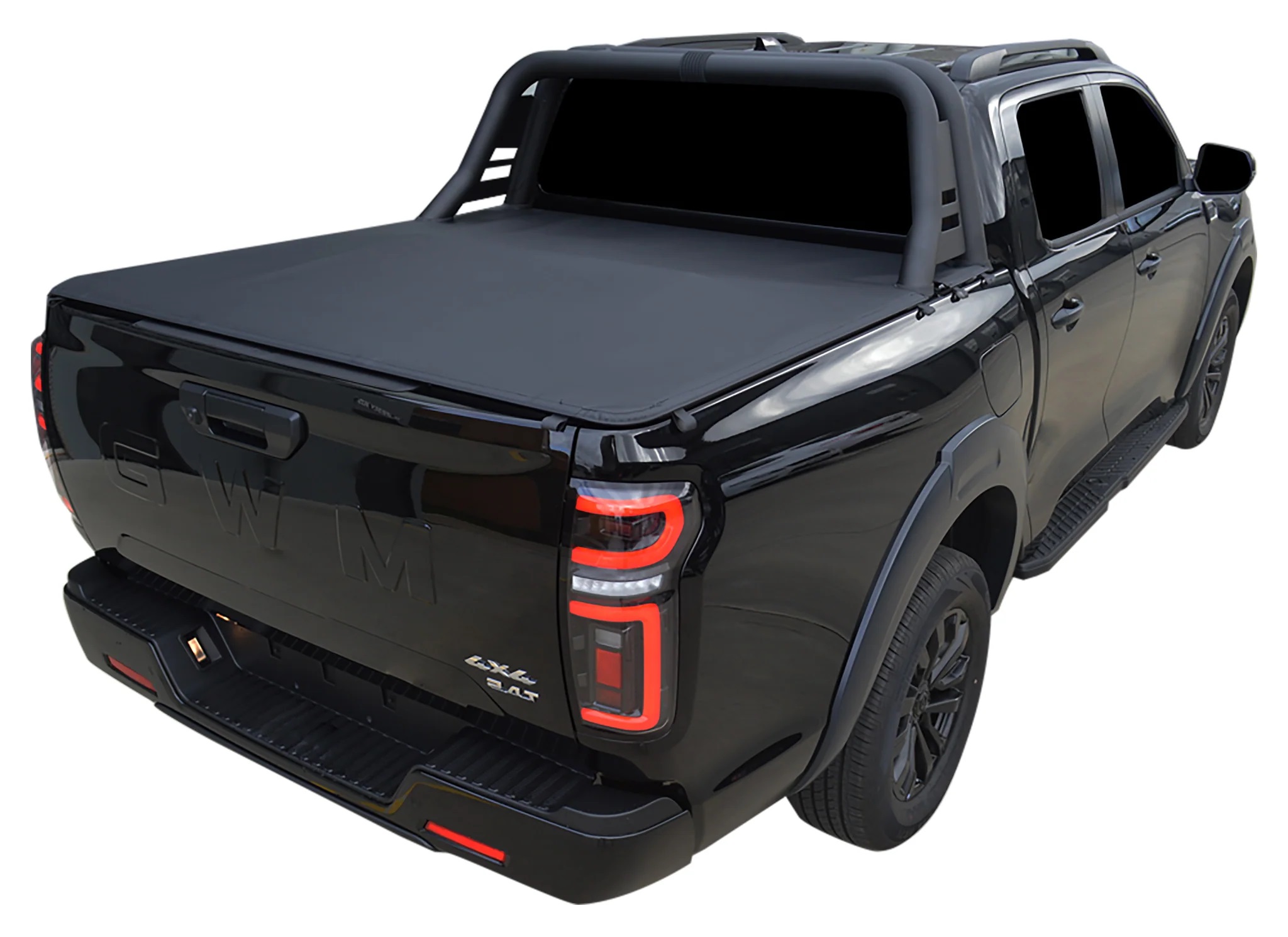 GWM Cannon 2025-onwards Vanta & XSR Dual Cab with Black Sports Bars and Tailgate Step Clip on Tonneau Cover - includes Shipping in Aus - Image 2