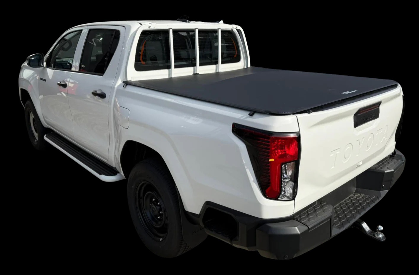 TOYOTA HILUX N90 11/2025 onwards NO Drill DUAL CAB CLIP ON SOFT TONNEAU COVER WITH HEADBOARD BARS Free Shipping - Image 2