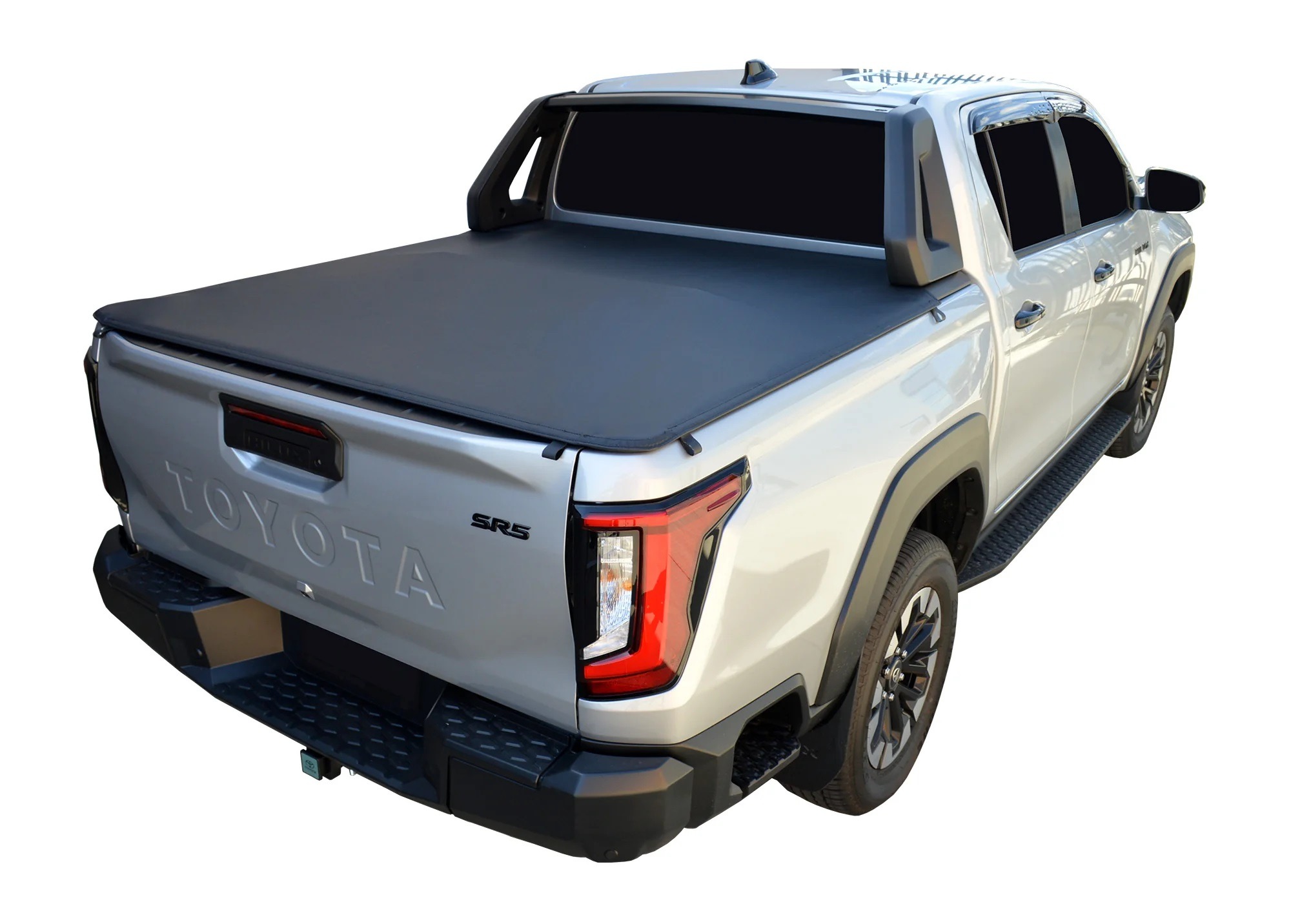TOYOTA HILUX N90 11/2025 onwards DUAL CAB CLIP ON SOFT TONNEAU COVER SR5 with Sports Bar Free Shipping - Image 2