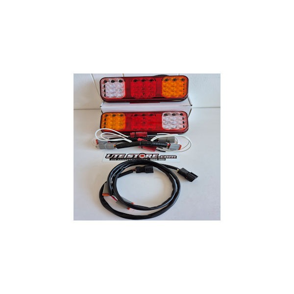 LED Tail Light Kit Direct Plug In - Nissan Navara 2015-2025 NP300 WhiteVision CRL278 Trade Quality – INCLUDES POSTAGE